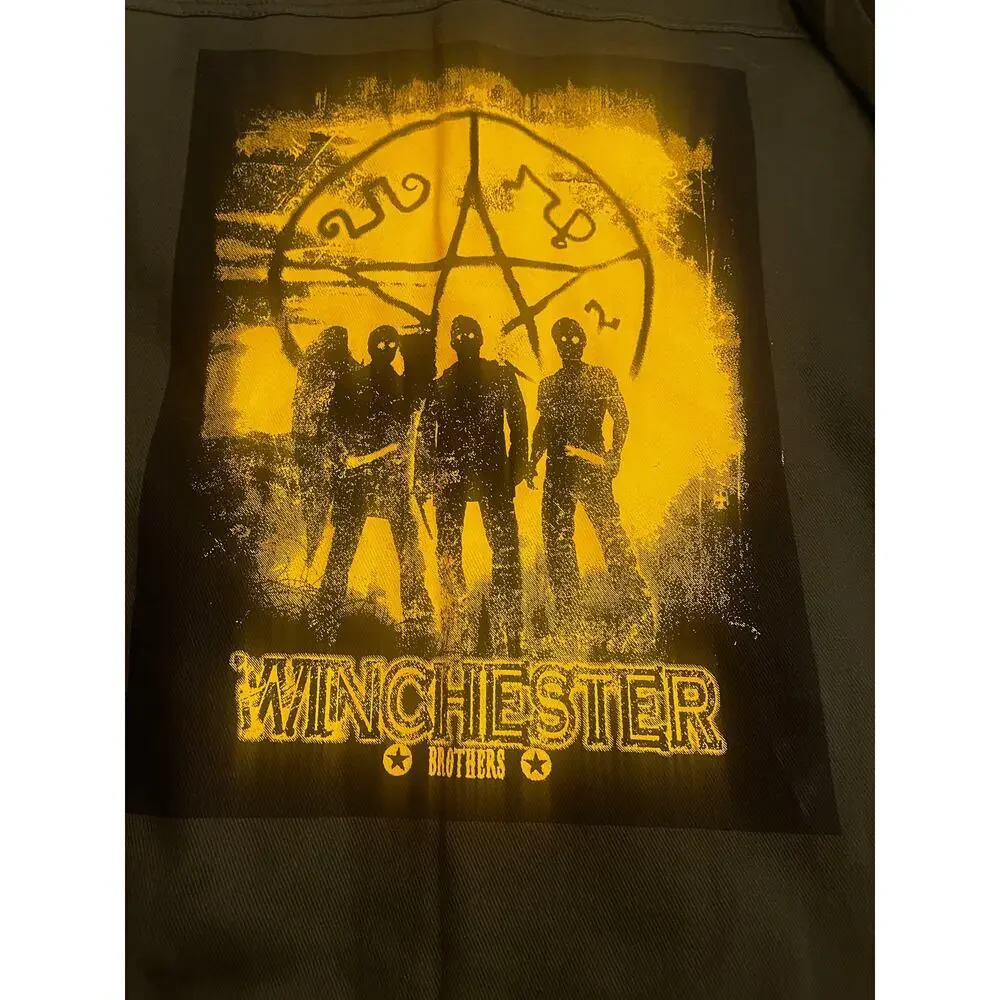 Supernatural Join The Hunt Jacket Men 3XL Military Green Grunge Winchesters Tv